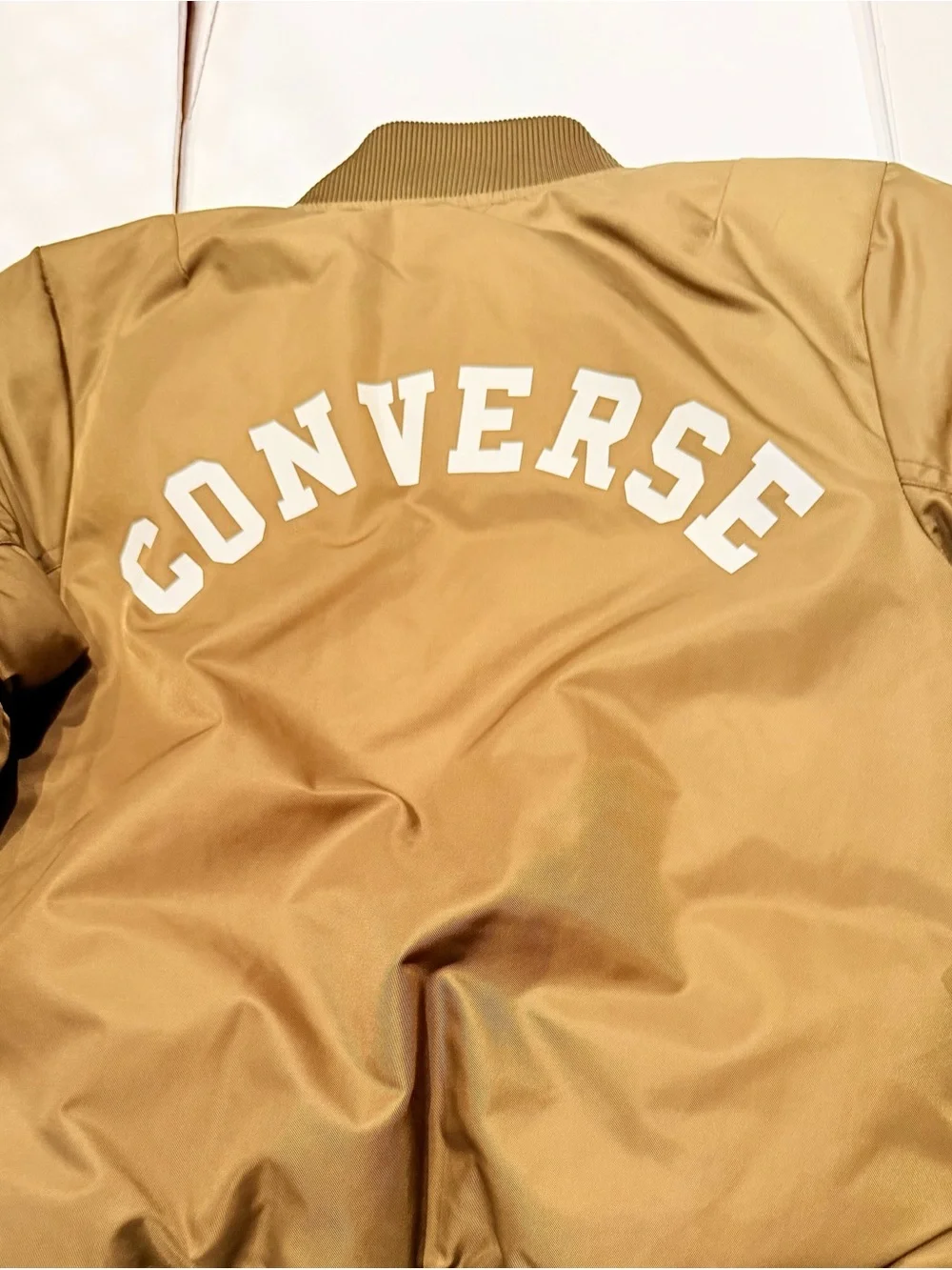 Converse Olive Green Kids Bomber Jacket